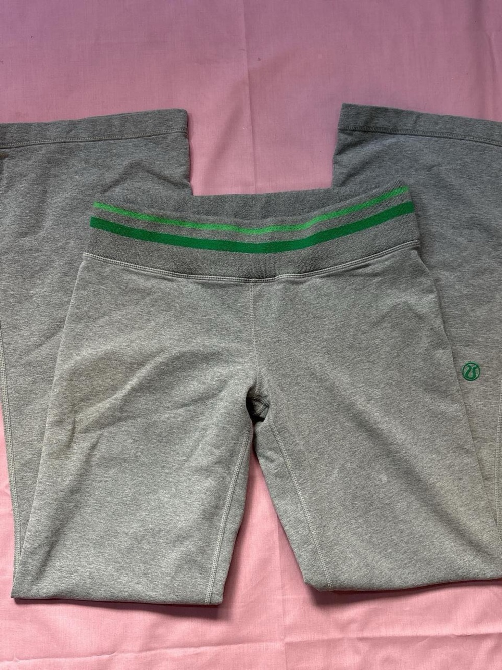 lululemon Grey Wide-Leg yoga pants
